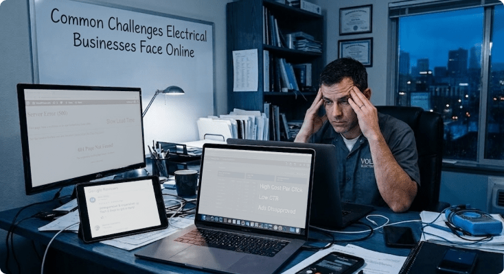 Common Challenges Electrical Businesses Face Online
