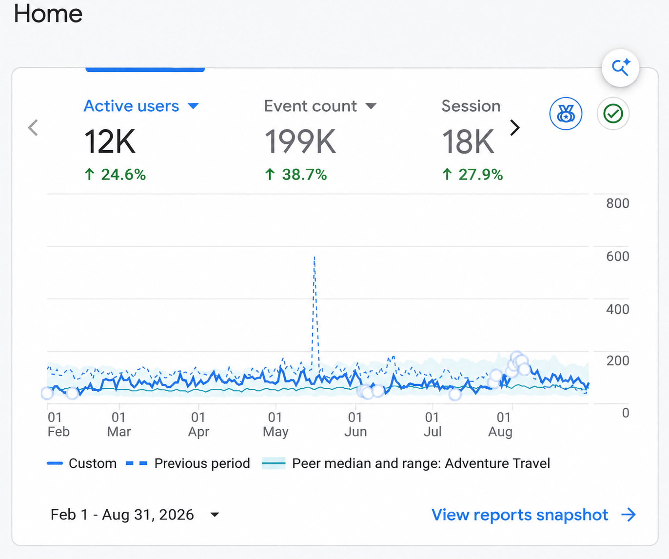 google analytics data